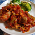 happyakubi's cooksnap of when they made 蓮根バーグのトマトソース煮込み.