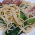 じぇぃっぴ's cooksnap of when they made 【話題入り】ほうれん草のクリームパスタ.