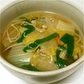 ゆきえM's cooksnap of when they made 白菜とショウガの 身体ぽかぽかスープ♪.
