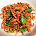 クックC4UWBU☆'s cooksnap of when they made 菜の花のクルミ蜂蜜味噌和え.