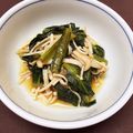 京のお抹茶's cooksnap of when they made 小松菜とエノキの煮物とろろ梅あん.