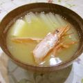 elisalice's cooksnap of when they made エビの頭でお味噌汁.