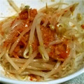 はらやす's cooksnap of when they made あと一品欲しいときに簡単もやしキムチ.