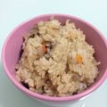 クックK5Q37G☆'s cooksnap of when they made ☆鶏肉と舞茸のホカホカ炊き込み御飯☆.