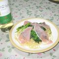 ゆき＾＾'s cooksnap of when they made 菜の花と生ハムの春色パスタ.