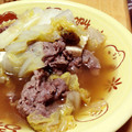 mkyt_ä's cooksnap of when they made 簡単♪ 白菜 牛肉 長ネギの 煮物！.