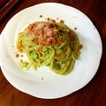 sn71's cooksnap of when they made アボカドdeグリーンクリームパスタ.