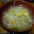ramieru's cooksnap of when they made 餃子のタネ、残ったらうまスープ.