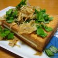 ｆａｎｃｙ's cooksnap of when they made たっぷりじゃこニラで食べる厚揚げ.