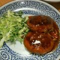 ツヤ子's cooksnap of when they made おからハンバーグ きのこデミソース.