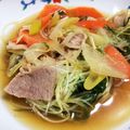 まなみ518's cooksnap of when they made もう一品！豚とみずなのハリハリ煮.