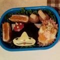 hiro＊ma's cooksnap of when they made キャラ弁 デカニャン(妖怪ウォッチ).