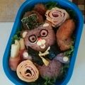 hiro＊ma's cooksnap of when they made 妖怪ウォッチ キャラ弁 うんちく魔❤︎.