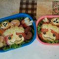 hiro＊ma's cooksnap of when they made キャラ弁☆節分★鬼ジバニャン！全身立体弁.