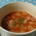 ちこどんどん's cooksnap of when they made トマトジュースでミネストローネ.