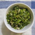 totas's cooksnap of when they made 健康食～大根葉と鶏胸肉の酢味噌和え.