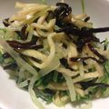 クックOIPXM0☆'s cooksnap of when they made 水菜と塩昆布の和え物.