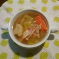 ひれまま's cooksnap of when they made 簡単プチプチ楽しい♪もち麦の野菜スープ♪.