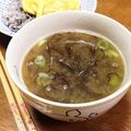 YUKIKI☆'s cooksnap of when they made もずくと長ネギの味噌汁.