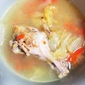 クックY4ZU55☆'s cooksnap of when they made 白菜と手羽元のにんにくバタースープ.