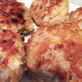 スヌーピーとゆうこ's cooksnap of when they made 簡単☆豚ひき肉のﾌﾜﾌﾜﾊﾞｰｸﾞ.