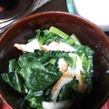 かぴーな's cooksnap of when they made 小松菜とちくわdeわさびマヨ☆.