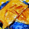 らぶばど's cooksnap of when they made フライパンdeホットサンド♪.