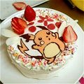おぉ。's cooksnap of when they made ジバニャンのキャラケーキ.