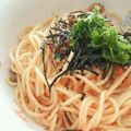 Naaako♪'s cooksnap of when they made 一人分ランチ☆簡単たらこパスタ.