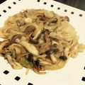 *AKINKO*'s cooksnap of when they made ポン酢焼きしめん.