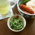 Ｐ子ママ's cooksnap of when they made 5分でできる★さっぱり水菜のからしあえ.