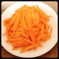 ayaly＊'s cooksnap of when they made 簡単に綺麗に針生姜・人参千切りする方法.