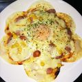 よんたろママ's cooksnap of when they made ☆餃子の皮deピザ～ビスマルク☆.