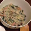 かぼちゃ大明神's cooksnap of when they made 牛乳でほうれん草とベーコンのクリーム煮☆.