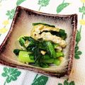 ぶぅ♥'s cooksnap of when they made 小松菜炒め☆スピード副菜.