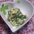 volvol's cooksnap of when they made ☆春菊とゆで卵のマヨポンあえ☆.