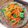 ikekioa's cooksnap of when they made ☆にんじんと三つ葉のサラダ☆.