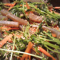 こじぴー's cooksnap of when they made 豆苗と人参とこんにゃくのきんぴら.