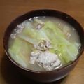 サーフブレイド's cooksnap of when they made 主菜級！豚バラとキャベツの味噌汁.