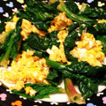 ★ぁねえ★'s cooksnap of when they made ホウレンソウと卵のコンソメ炒め.