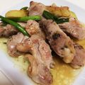 Suzucca's cooksnap of when they made ★簡単★鳥モモ肉ニンニクバター炒め！.