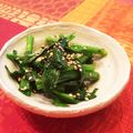 marimo2012's cooksnap of when they made *小葱＆万能ねぎのゴマ油の炒め物*.
