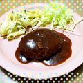 disneyかよ's cooksnap of when they made 高野豆腐入りハンバーグ.