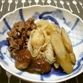Haru Haru's cooksnap of when they made 結びしらたきとごぼうの煮物.
