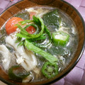 sarupi's cooksnap of when they made さっぱりトマトとオクラのスープ.
