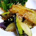 ユーロン's cooksnap of when they made フライパンで簡単、なすの揚げ浸し.