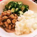 ぴぴり's cooksnap of when they made ＊オクラ納豆長芋のネバネバサラダ＊.