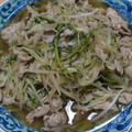meo35's cooksnap of when they made 豚肉と豆苗ともやしのオイスター炒め.