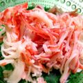 ぺっぺぺ72's cooksnap of when they made カニカマを素早く細かくする方法.