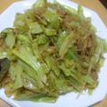 Mizれぽ's cooksnap of when they made ♡キャベツとひき肉♡春雨カレー炒め ♡.